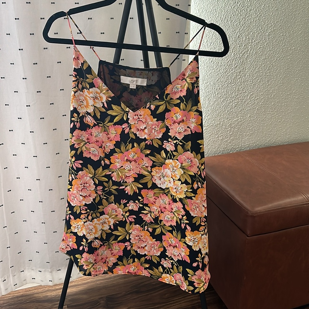 Anne Taylor LOFT Floral Blouse